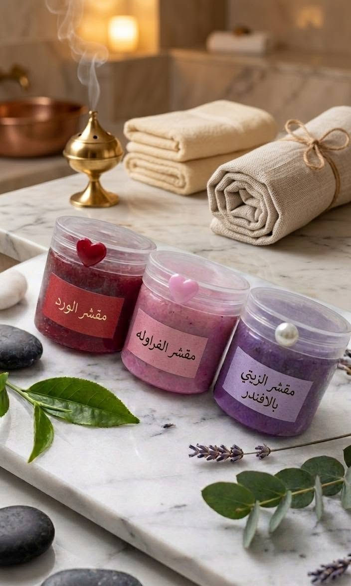 أتحداچ إذا لگيتي بالسوق كله مقشر طبيعي يشتغل هذا الشغل المعدّل! 🛑 إحنا بشغلنا ما نلعب! موادنا طبيعية 100%، زبدة وزيوت تغذي البشرة مو بس تقشرها."👑

💖 النكهات المتوفرة:

‏🍓 مقشر الورد
رائحة مغربية فخمة، تعطي إشراقة ونضارة طبيعية للبشرة.

💛🍒 مقشـر الليمـون
ينظف ويقشر في نفس الوقت، ريحة دافئة ومنعشة تخلي بشرتك ناعمة ومشرقة.

‏🌿  🩷(مقشر الفراوله)
مثالي لتفتيح البشرة وتوحيد لونها، مع رائحة هادئة ومميزة.

ترطيب عميق وتغذية قوية، مناسب للبشرة الجافة.

‏🌸💜 مقشـر الافنـدر
انتعاش مع لمسة ترطيب، ريحة فريش تدوم.

‏🌹💙 مقشر النيلـه
نعومة وأنوثة في كل استخدام، يعزز إشراقة البشرة

✨ قوام سكري لطيف يزيل الجلد الميت ويخلي بشرتك حريرية من أول استخدام.
✨ مناسب للجسم ويعطيك نتيجة واضحة مع الاستمرار.

اختاري النكهة اللي تناسبك… وخلي العناية ببشرتك متعة يومية 🌸

سعـر القطـعه 5 عرض خاص


**إذا كنت صاحب هذا الإعلان وتريد حذفه لأي سبب، رجاءا أرسل رسالة إلى الدعم الفني**