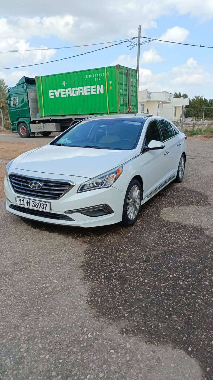 السلام عليكم من رخصة الادمن للبيع هونداي سوناته مديل 2015 وارد أمريكي رقم بغداد دولي مكينة كير جديد مامفتوح ماشيه 73 حقيقي المواصفات بصمة كشن ذاكره بنرامه تبريد قطعتين شاشه كبيره رادار جانبي ترحيب أبواب السياره ليبل واحد قطعه وحده صبغ سونار مرفق مواصفات لمتد السعر 138 وبيها مجال بصيط العنوان بابل حصوة للاستفسار ***********
