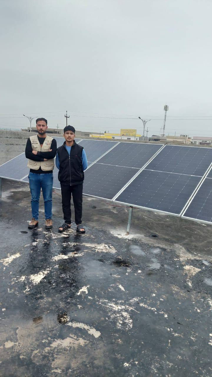 🛑كركوك/ عمل شعبي.. تنصيب منظومة طاقة شمسية بواقع 10 امبير نهاري 6 امبير ليلي للاستاذ مروان مخلف من قبل شركة كولدن بور للطاقة الشمسية فرع-ناحية الرياض  .
🛑متوفر نظام اقساط شهري مقدمة وبدون مقدمة.
🛑العنوان : ناحية الرياض داخل معرض ابوياسر الشاطي شارع الجمل.
للاستفسار:
🛑***********
🛑***********
