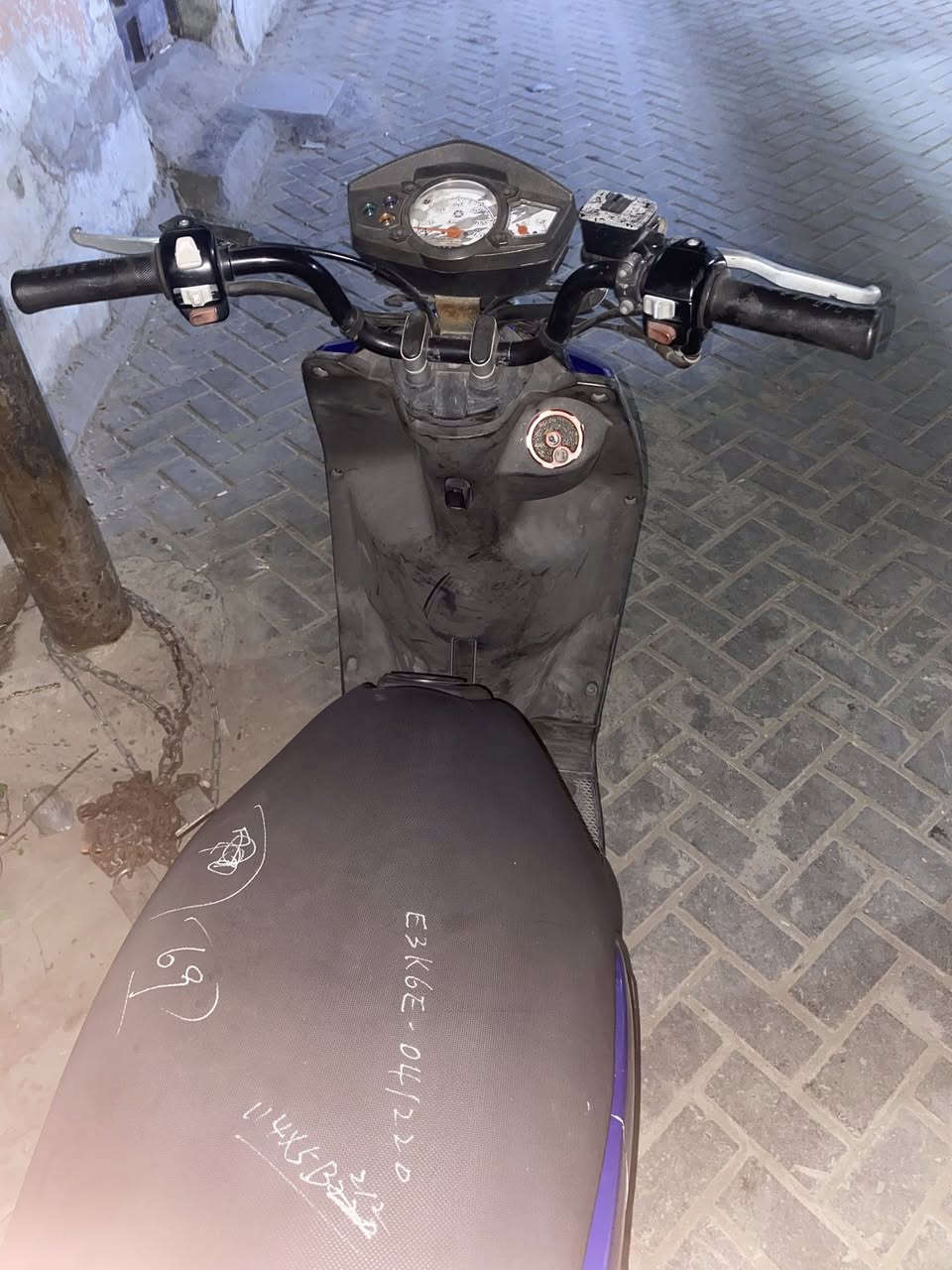 ( من رخصة الادمن )للبيع سكنس جبلي السرعة ١٤٠  صار سبوع من نزلتها من الرمبة اول تبديلة دهن بعدها على وضعيتها البلادية  ***********
