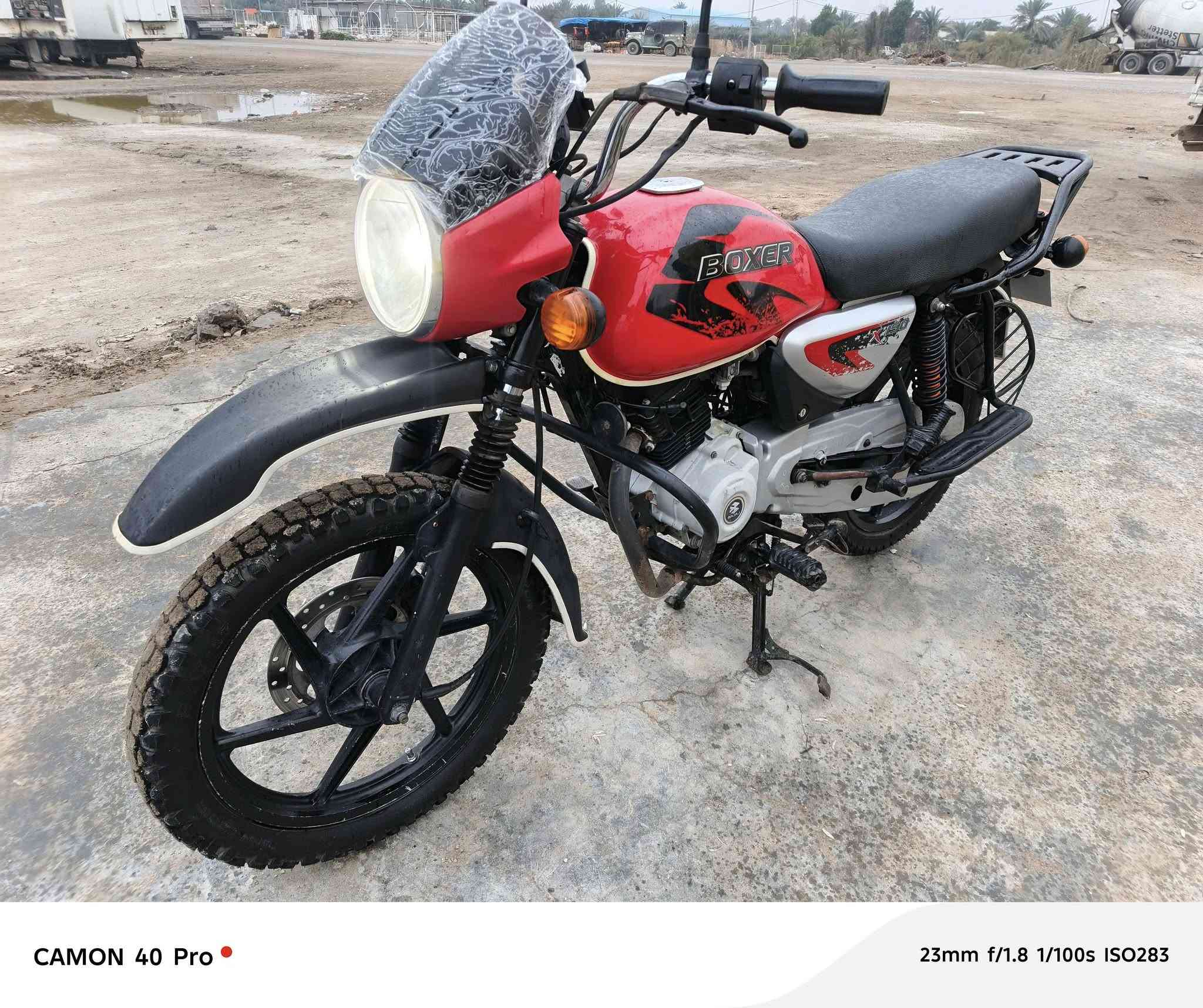 سلام عليكم بوكسر موديل2023اوراق سكنر الدراجه جاهزه وجديده مكينه مجفته جديد الدراجه كلشي شغال بيها السعر 900الف وبيها مجال مكاني واسط الصويره ***********
