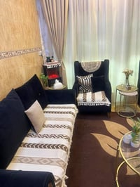 تخم عراقي • ٨ مقاعد • مفارش بوهيمي