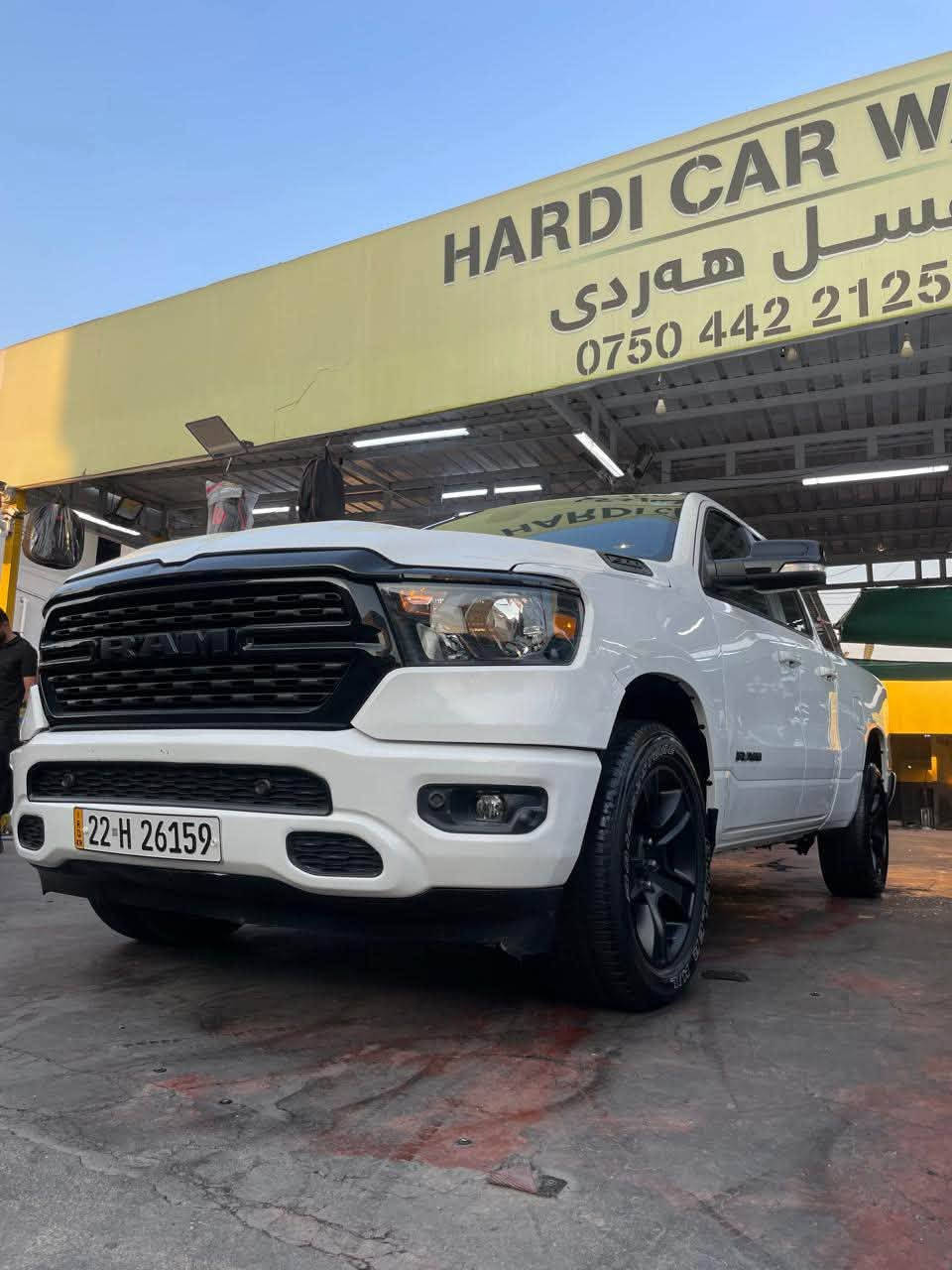 RAM 2022
5.7 محرك
سياره نظيفه جاهزه مال بيت بدون اي ملاحظات عليها ادامه كامله من احسن مايكن
مواصفات شاشه جبيره ايباد بلادي حساسات اماميه خلفيه 
لد زنون
رادارات + توقف ذاتي+اوامر صوتيه
وضعيات قياده 
وبعد هواي مواصفات

حادث بسيط جداً مرفق مع الصور
(باب قصير بدي طويل)
ماشيه ٨٠ km
رقم اربيل تحويل مباشر 

السعر ٢٦٥ومجال حك جيتك
عنوان بغداد حي الجامعه
***********
