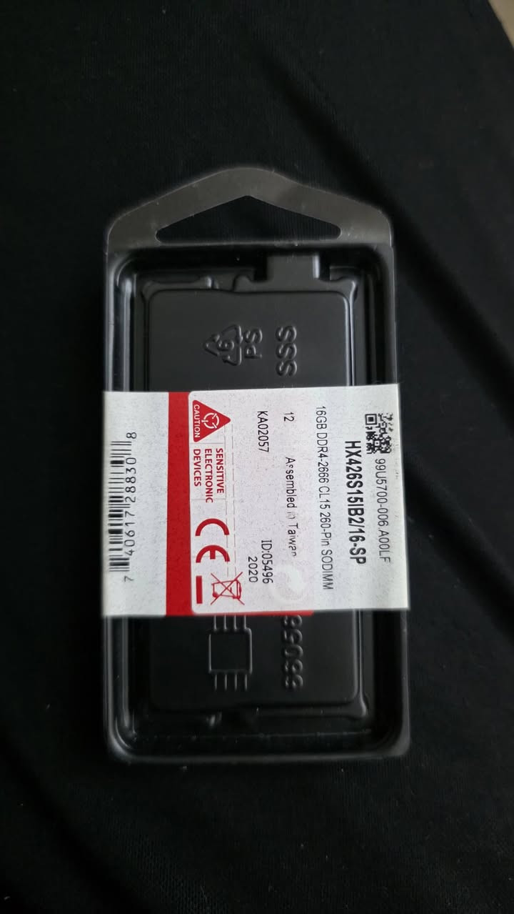 السلام عليكم اخوان 
عندي رام  لابتوب جديد HyperX Impact DDR4 SODIMM 16GB 2666MHz 
16GB
DDR4
للبيع لو للمراوس برام لابتوب 16GB DDR5  الرام جديد ممفتوح


**إذا كنت صاحب هذا الإعلان وتريد حذفه لأي سبب، رجاءا أرسل رسالة إلى الدعم الفني**