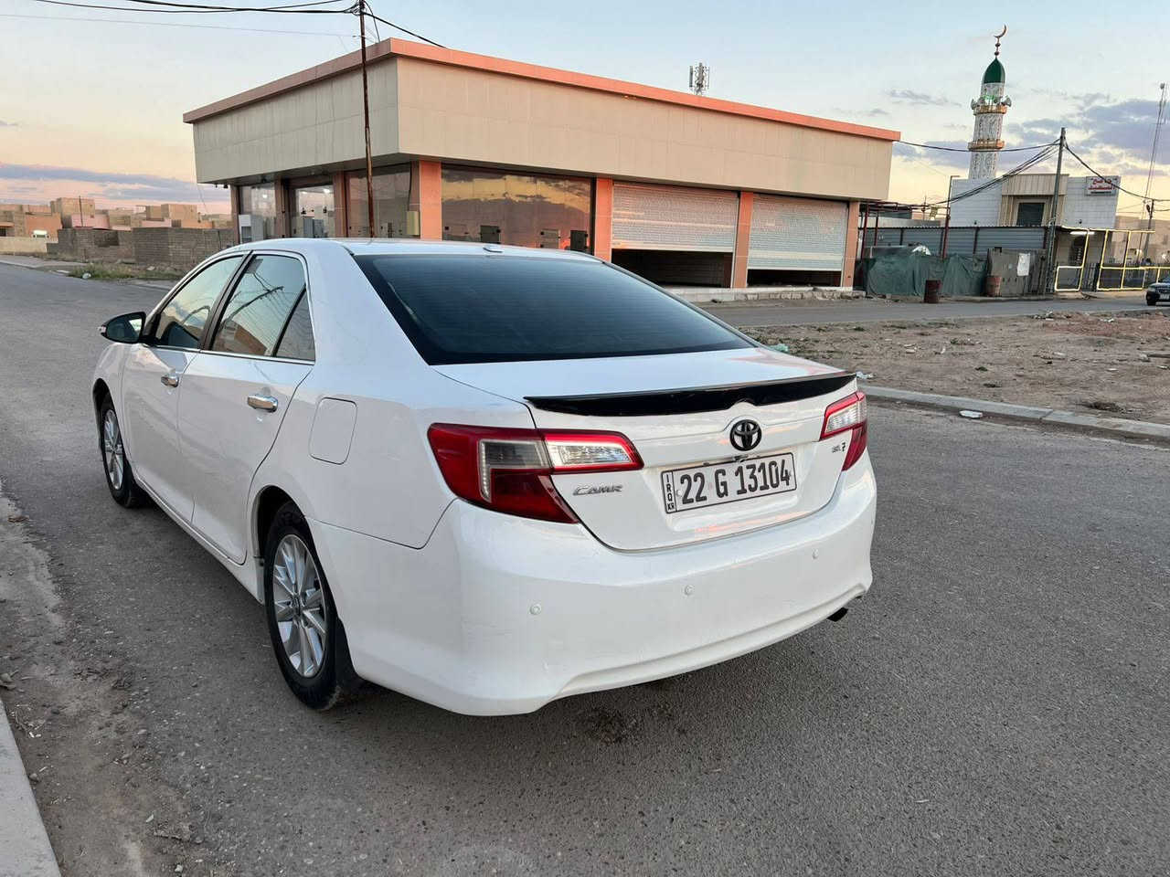 كامري 2013 خليجي 
سنوية وهزة جديدة 
كير محرك 
تايرات 
تبريد ثلج 
بدون صبغ 
بيها بس البنيد وجاملغ مفتوح بدون صبغ 
السعر 133 مكاني تكريت 
***********
