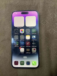 للبيع ايفون 14 برو ماكس ذاكره 128 دبل سيم  بطارية79 اصلية مبدل شاشة نو...