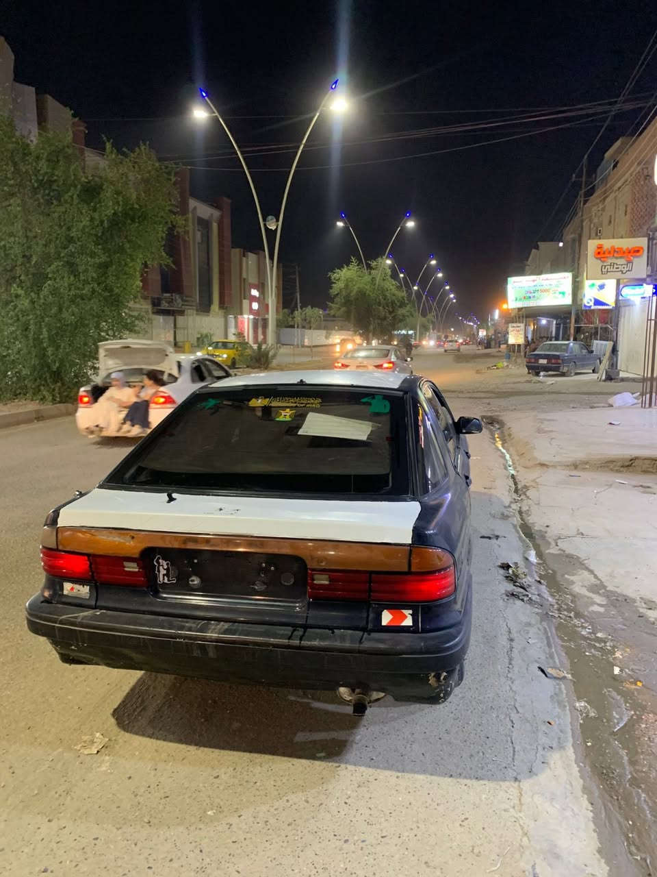 السلام عليكم سياره ميسبوشي للبيع نضيفه بعددها ع صبغ الشركه كير ومحرك شرط  سياره نوزلات مو كابريته للتوضيح تايرات صدر كهربائيات كلها جديده سياره كاعده وحلوه السعر اتصل وتدلل *********** مكان السياره صلاح الدين سامراء @إشارة
