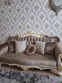 طقم قنفات • جديد • منضدة وسطية كبيرة