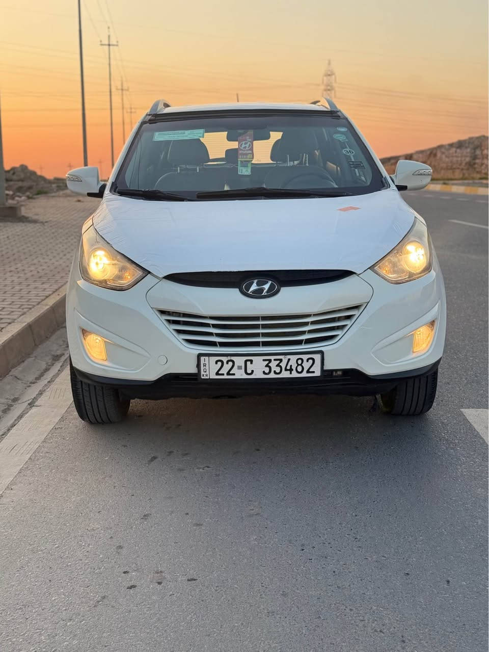 سلام علیکم 
هوندای توکسون 
مودیل 2013
مواصفات خليجي
ابيض ثلجي 
كير اوتوماتيك و عادي
دبل تليشة
كاميرا
شاشة ايباد اصلي
حساس خلفي
بلاجكتور
ويل كروم
مراية كهربائية 
جام كهربائي 
بي قطعة وحدة صبغ بدون دواخل بدون ارباك
بي مكات تعديل بارد صغير 
صورة فحص موجود بل منشور
كير و محرك تبريد صدر كهربائيات تحويل غرامات كلة بشرط
محرك ما مفتوح بدون صوت بخار
سنوية رقم جديد لحد 2028
سعر 132بي مجال
مكان كركوك
***********
*********** كركوك, العراق
