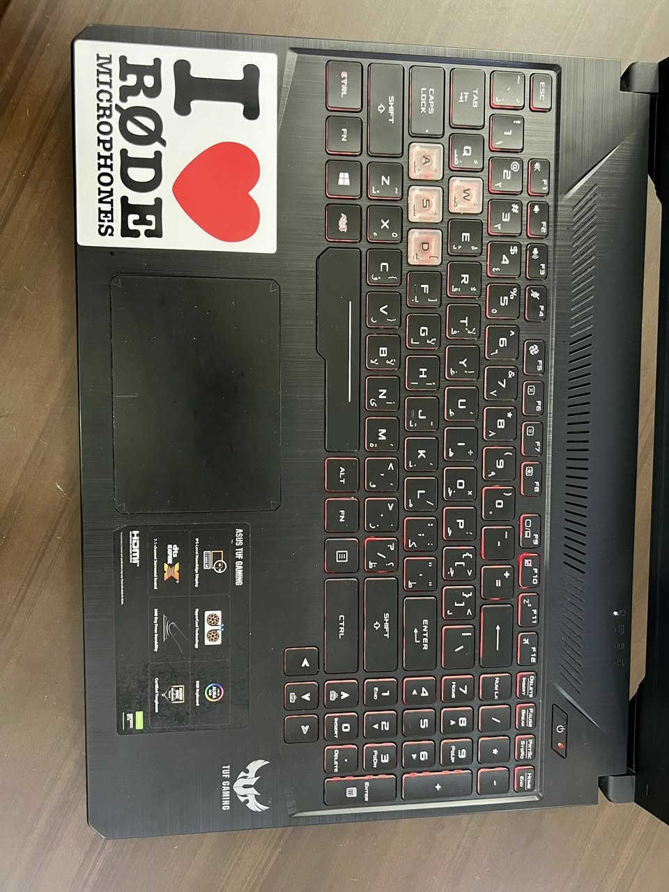 AZUS TUF Gamming FX505DD
Windows 10 Home (64 bit)
AMD Ryzen 5 3550H with Radeon vega 8 
NVIDIA GeForceGTX 1050
SCREEN SIZE 1920*1080 / 15.6 FHD
Storage 512 GB NVMe SSD
Memory DDR4 32 GB , Kingston 2666Mhz(2*16)
Locale US 🇺🇸
RGB Backlit Keyboard

لابتوب شبه جديد للبيع
ازوس كيمنك او للبرامج الثقيلة بمواصفات ممتازة
وندوز ١٠ هوم اصلي
المعالج اي ام دي 5 مع مساعد فيكا 8 
الشاشة فول اج دي
كارت الشاشة انفيديا جي تي اكس 1050
الهارد اس اس دي سريع 512 كيكا نص تيرا
الرام كينك ستون 32 كيكا سريع جداً
الصنع في امريكا
كيبورد ضوئي ار جي بي

500,000


**إذا كنت صاحب هذا الإعلان وتريد حذفه لأي سبب، رجاءا أرسل رسالة إلى الدعم الفني**