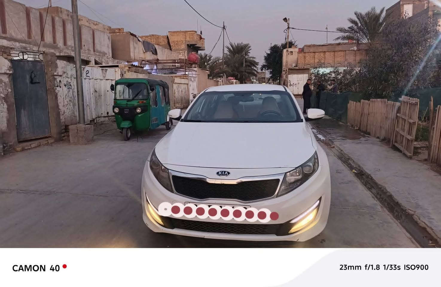 كيا اوبتيما خليجي 2012
مكفوله بيه بارد و الداير مال الجاملغ الخلفي صبغ فقط 
محرك 2000 رقم سليمانيه 
سنويه 27
السعر127 وبيه مجال 
***********
واسط نعمانيه
