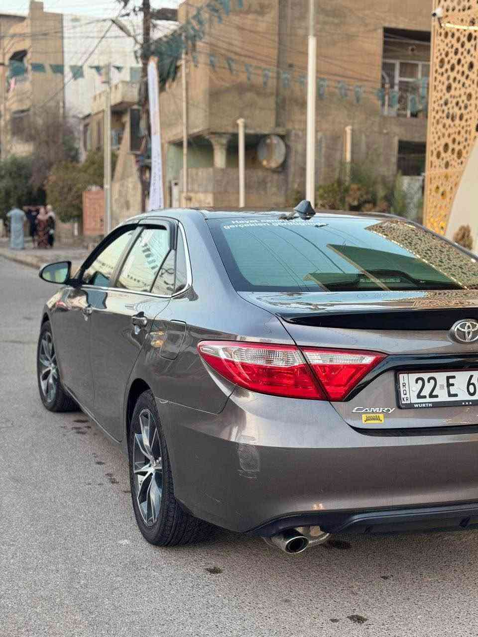 🚘 كامري 2017 للبيع – جاهزة للاستخدام

▪️ محرك 6 سلندر قوي واقتصادي
▪️ ممشى 155 ألف
▪️ فتحة سقف
▪️ بصمة تشغيل ودخول
▪️ شاشة + كاميرا خلفية
▪️ رادار
▪️ محرك وجير شرط ولا تشكو من أي عطل

🔹 وارد أمريكي، حادث سابق (3 قطع بجم) ومصلح بصورة جيدة حالين ابيع حزام

💰 المطلوب: 12,700 دولار قابل للتفاوض 

📍 الموقع: كركوك

📞 *********** Singapore
