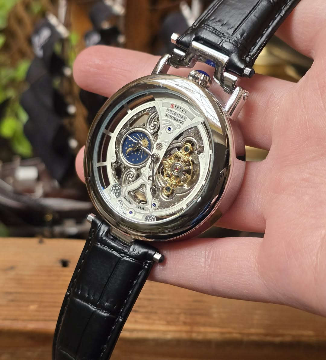 ((مزاد يبدأ من 30 ألف، ينتهي بـ 8 ليلًا))
ساعة ماركة..... (مال أمازون)
ماكينة أوتوماتيكية أورجنال ، كاملة الختومات، قفل فراشة.
وزن ثقيل، سير جلد، سنتر شغال، نظام شمسي قمري.
القطر تقريبًا 45 (تفاصيل داخل الفيديو).
مكاني كربلاء (متوفر توصيل5)


**إذا كنت صاحب هذا الإعلان وتريد حذفه لأي سبب، رجاءا أرسل رسالة إلى الدعم الفني**