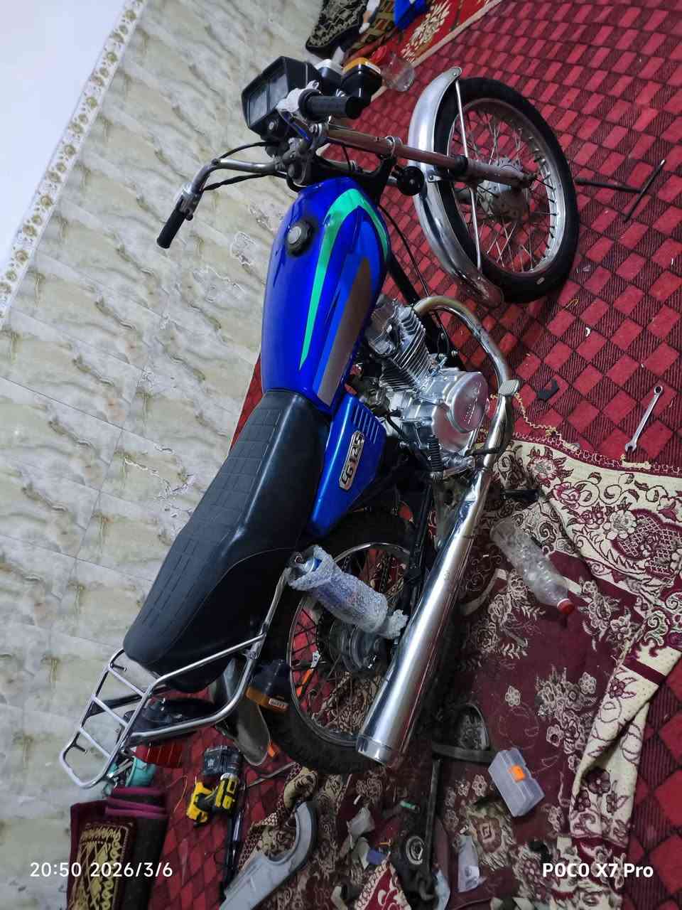 سلام عليكم
دراجه للبيع 2012 (( اوراق اصولي )) مو سكنر  معمره غراض جديد شوفت عينك كهربائيات كلها شغاله مابيها نقص السعر 400 وبيها مجال مكاني كربلاء سيد اسماعيل
***********
