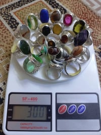 20 محبس • صياغة يدوية • حجار أصلية