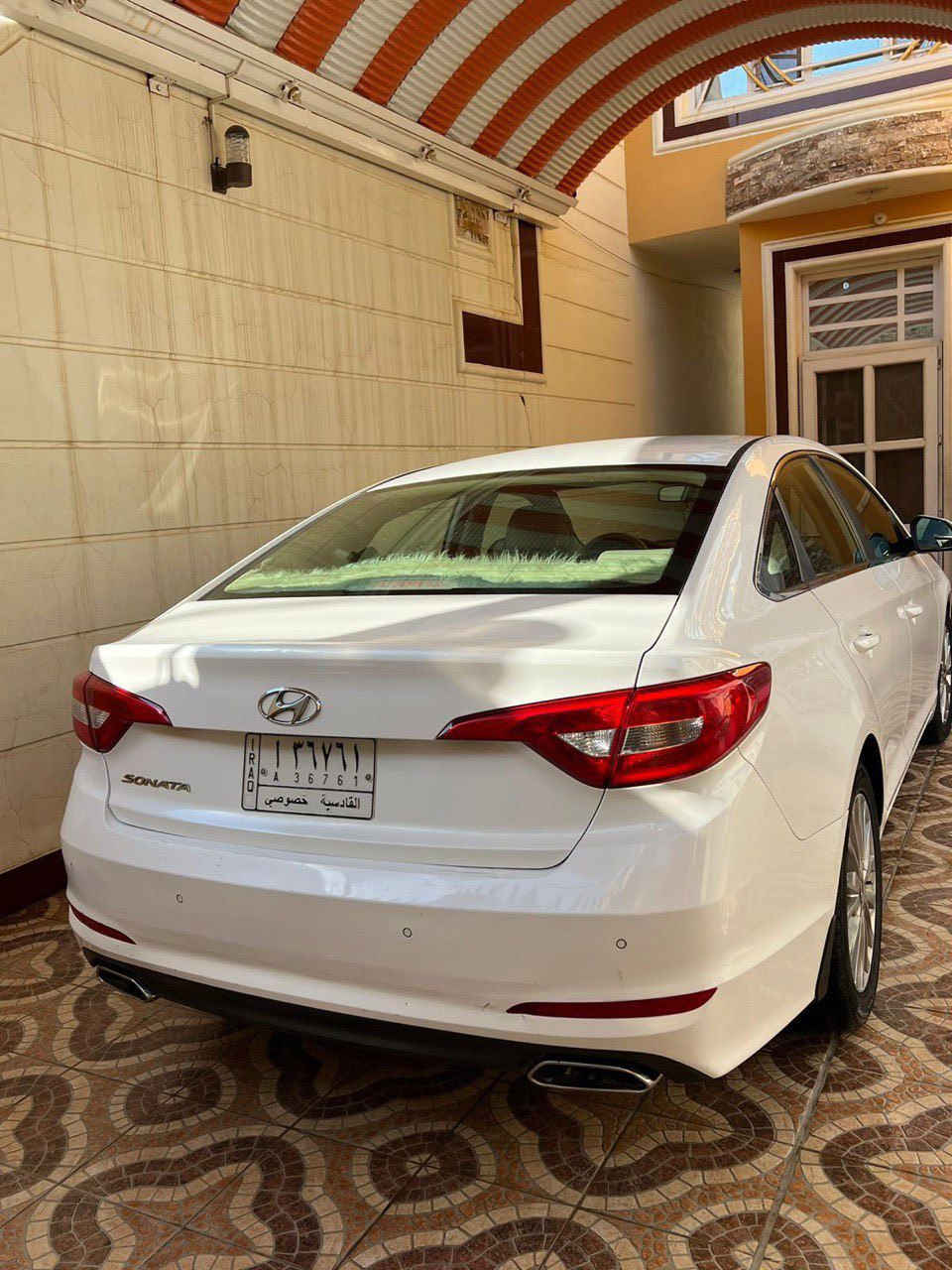 سوناتا 2015 خليجي
محرك 2400 (دووش)
كشن كهرباء
مري شفط 
اشاير بالمري
قطعتين تبريد
كشنات جلد
حساسات خلفيه
3 انظمة قياده 
تحكم بالسترين 
ماشيه 160 الف كيلو متر
مكاني ديوانيه 
للاستفسار ***********
