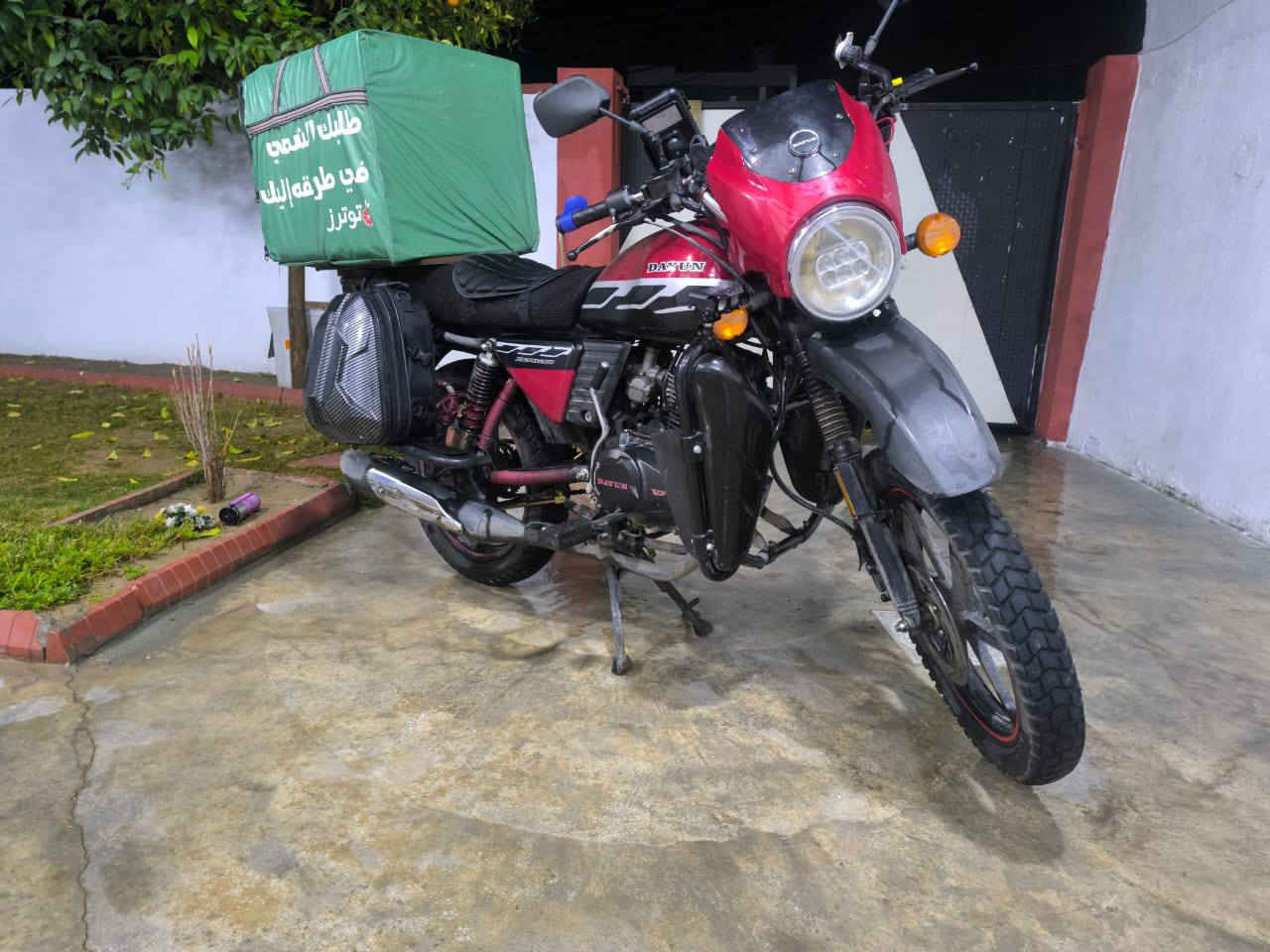 سلام عليكم للبيع دايون جبلي محرك 200سي سي موديل 2025 رقم انكليزي سنويه بسمي شرط تحويل رقم اربيل ماطور بشرط بس محرك مفتوح و محرك بشرط كل عيب ما بي 
سعر مليونين 100
عنوان كركوك 
للاستفسار رقم 
***********
