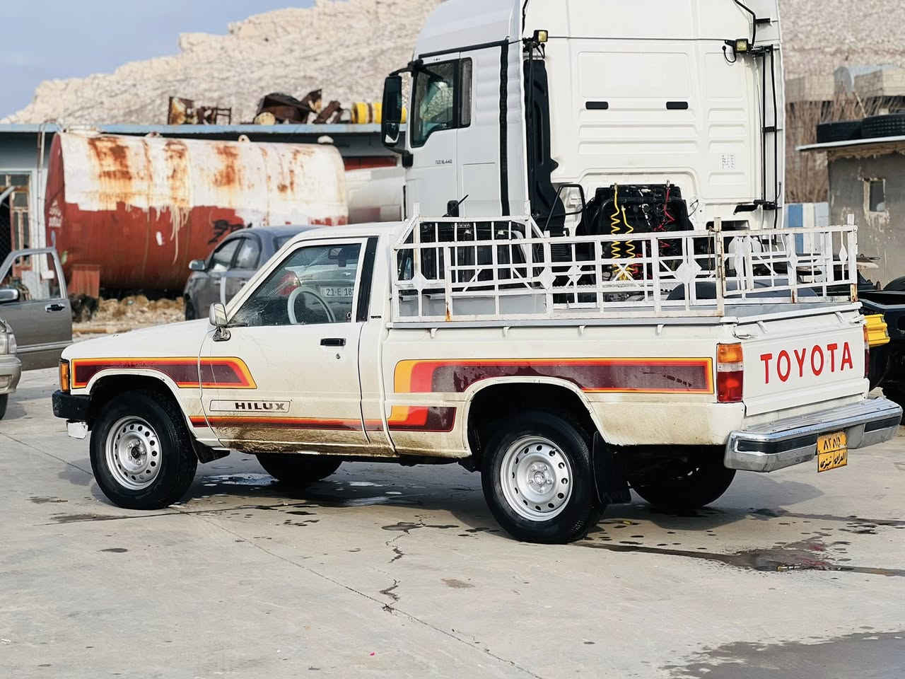 بابەت فڕۆشتن تۆێتا مۆدێل ١٩٨٥ ئاڕم پلاستیک هەوولێر سەنەوێ جنوبیشی لەگەلایە بیبە بۆ بەغا پێنج گێڕی مەکینە سێ وای تایەی تازە گێر مەکینە ئەکسل دەنگی تیابوو نەتەوێ تاقم پێش مەسبوت سیعری ٣٥گەڵاو مەعامەلەیە کەم ***********یان *********** ادمی❤️
