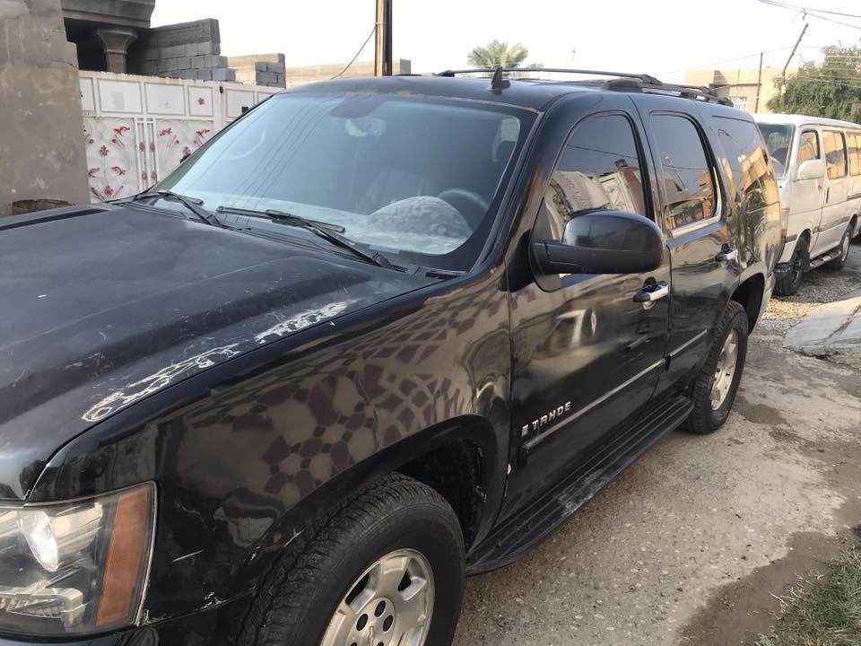 اخوان السلام عليكم تاهو ادوات موديل ٢٠١١ سياره فول مواصفات فتحه 
صندوك كهربائي 
اشاره مري 
داخل جلد ملكي 
مكينه كير اكسل 
حداديه تبري تخم تاير سياره جراد البنيد مثل ماواضح بل صوره العنوان ديالى رقم تلفون ***********
السعر ٦٥
