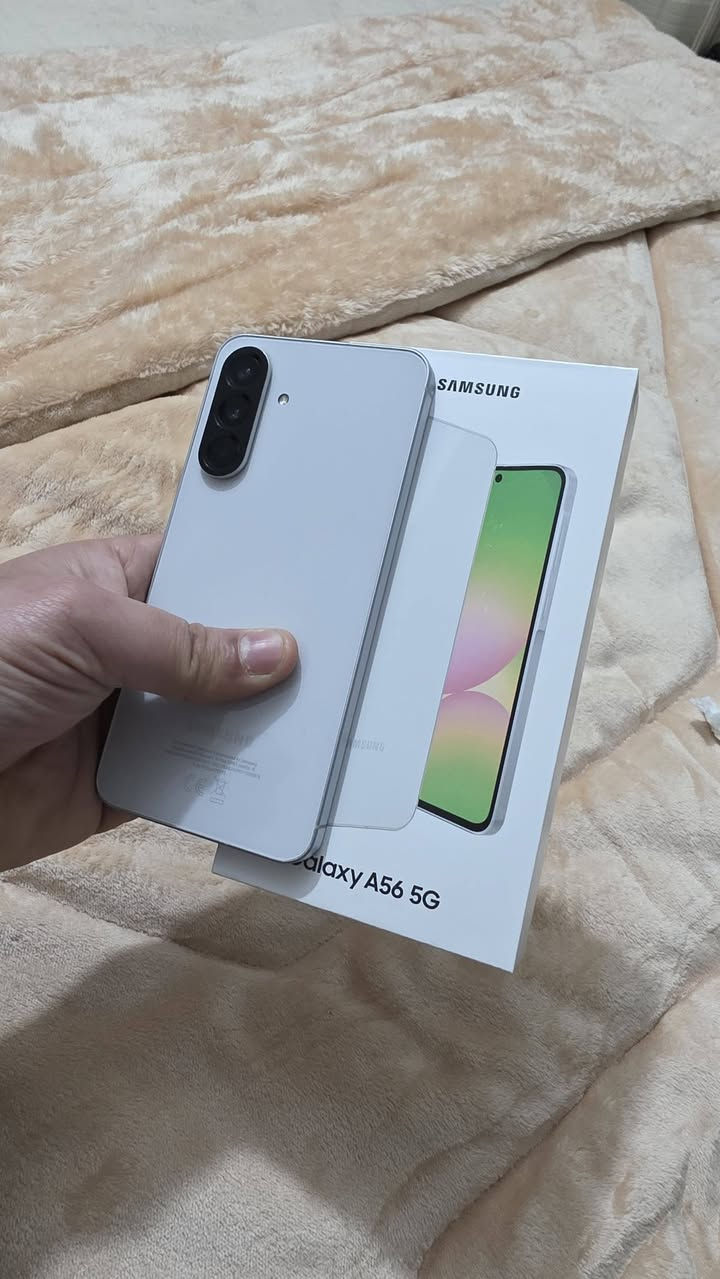 السلام عليكم
A56 غني عن التعريف ذاكرة 256 عشوائية 12 انتبه عشوائية 12 مو 8 استخدام فقط 5 ايام بعدة بلكارتونة ب 425 يشهد الله زلغ مابي وضامة ***********
