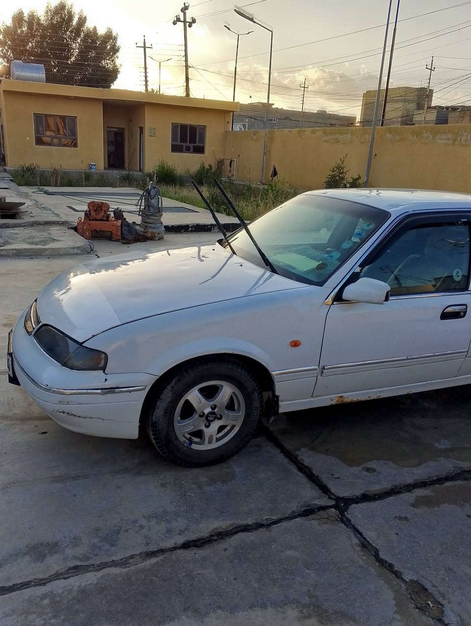 سلام عليكم مرخصة لا دمن برنس فراشه فول اوتوماتيك موديل 96محرك مفتوح كير مكينه لك رقم  بغداد انكليزي باسمي بيه تلاكيط صبغ تبريده بس غاز كهربائيات شغاله السعر 42وبيه مجال بسيط مكاني فلوجه ***********
