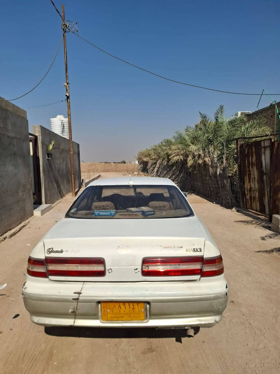 السلام عليكم/ مكلف بالنشر
مارك شاهينه موديل 1996 سياره جاهزه مكينه جديده كير جديده  كهربائيات تبريد شغال كصه جنطه سنويه بسمي تحويل ثاني يوم. 
العنوان البصره معمل الورق السعر 33 وبي مجال
للاستفسار الاتصال على الرقم ***********
