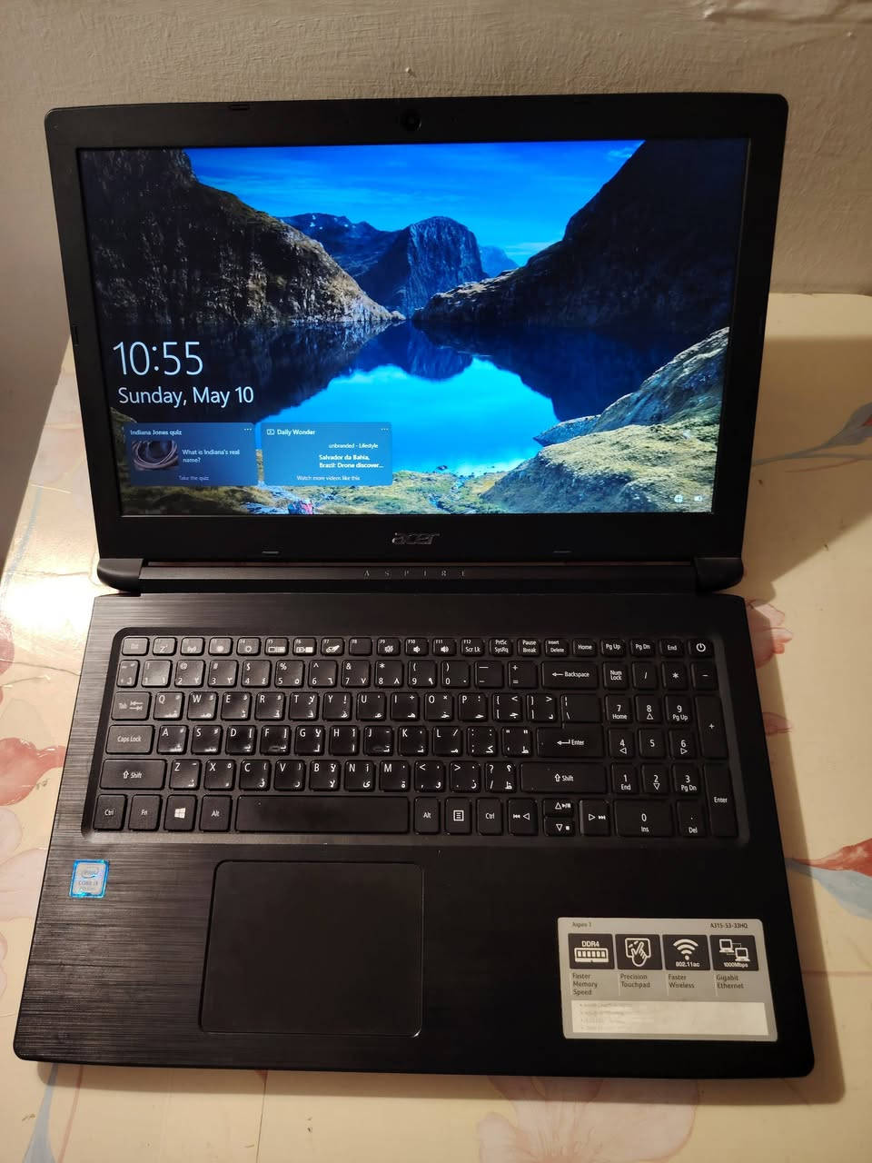 المواصفات

Intel core i3-7020U @ 2.30GHz 
Intel HD 620 
8GB RAM (قابل للتطوير)
HDD 932 GB (قابل للتطوير الى SSD) 

لابتوب مستعمل نظافة 90% .. بي عيب بسيط ظلام خفيف بزاوية الشاشة موضح بالصور

بطارية من ساعة ونص الى ساعتين

 السعر 140 الف - ديالى بعقوبة
للتواصل على الواتس: 
+964 773 520 8034


**إذا كنت صاحب هذا الإعلان وتريد حذفه لأي سبب، رجاءا أرسل رسالة إلى الدعم الفني**