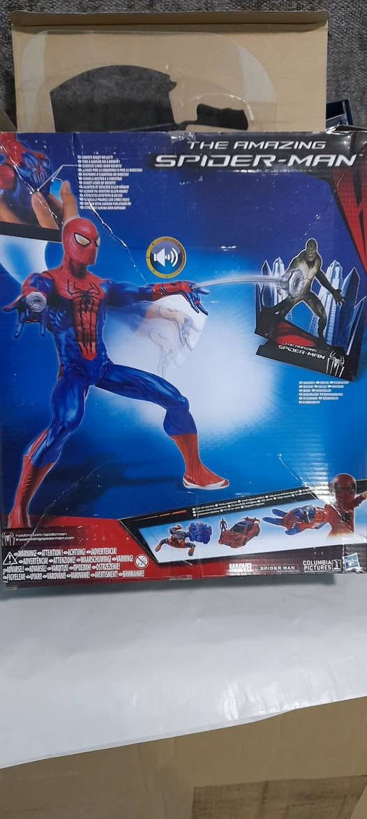 سبايدر مان ماركة هاسبرو حوالي ٤٠سم


**إذا كنت صاحب هذا الإعلان وتريد حذفه لأي سبب، رجاءا أرسل رسالة إلى الدعم الفني**