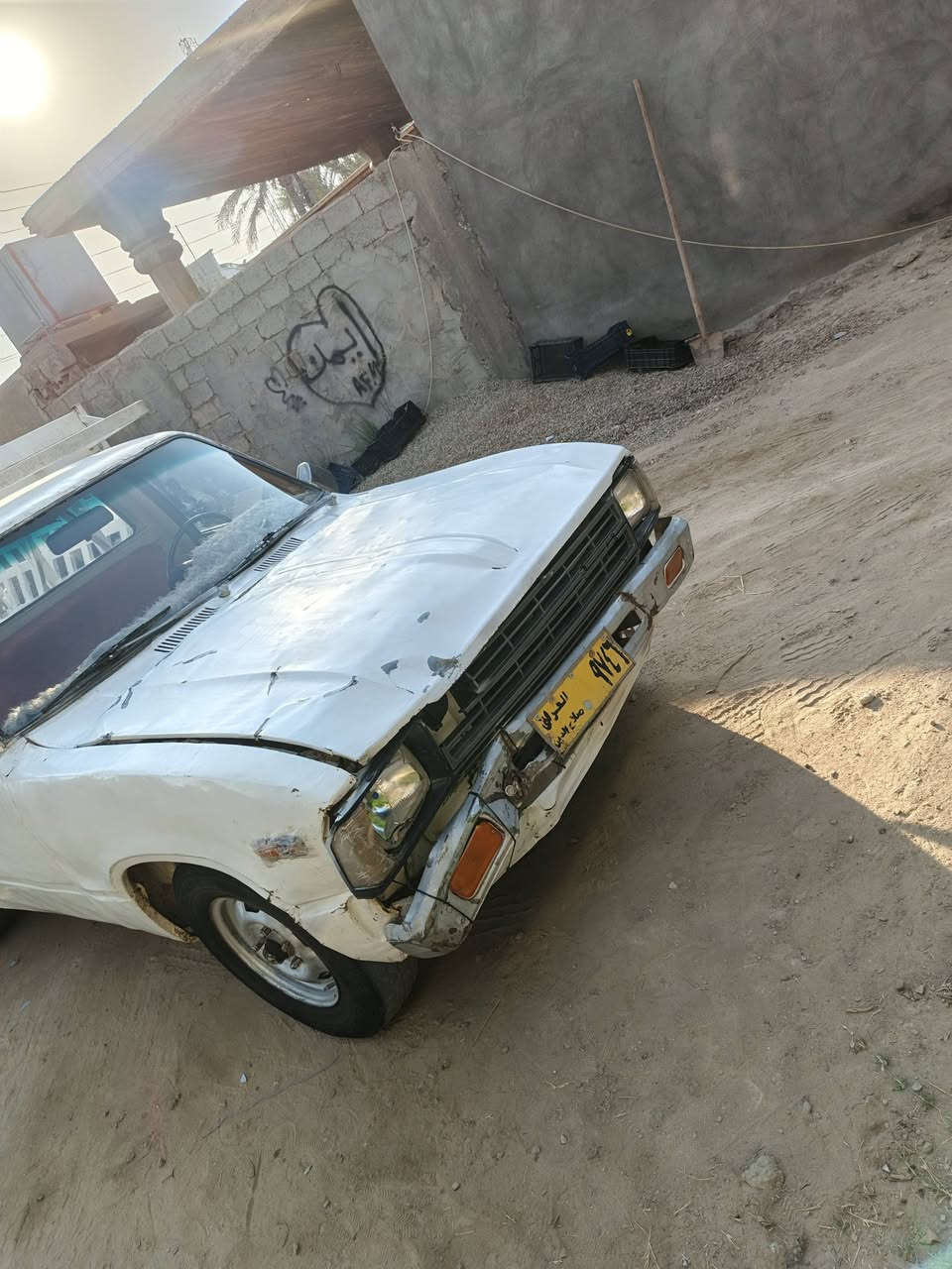 سلام عليكم  سياره للبيع تيوته موديل 82    محرك وكير عله وضع شركه ولسعر 17ورقه وبيه مجال رقم الهاتف لعنوان شاطه لتاجي  قرب جامع شيخ حمد  ***********
