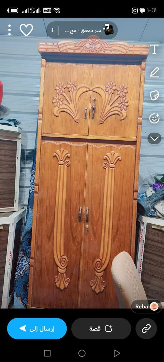 سلام عليكم غرفة نوم للبيع نجاره السعر مليون وربع وبيها مجال قليل للاستفسار خاص او رقم ***********
