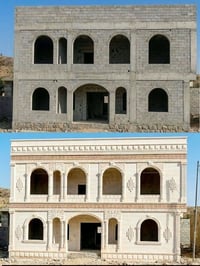 تليوس • نقشات • واجهات منازل