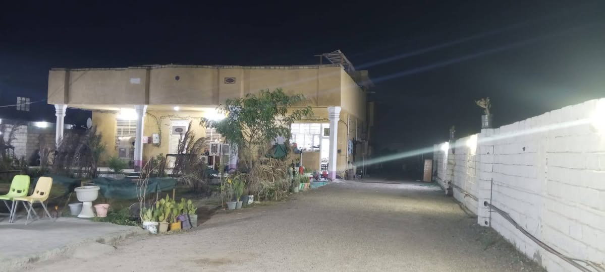 بيت البناء 400 متر من غير الاستقبال الخارجي وملحقاته المساحه دونم مزروع كافه انواعالنخيل والاشجار المثمره العنوان السلاميات بعد سيطره ابو ريشه هذا رقم صاحب البيت 0770 391 4827
