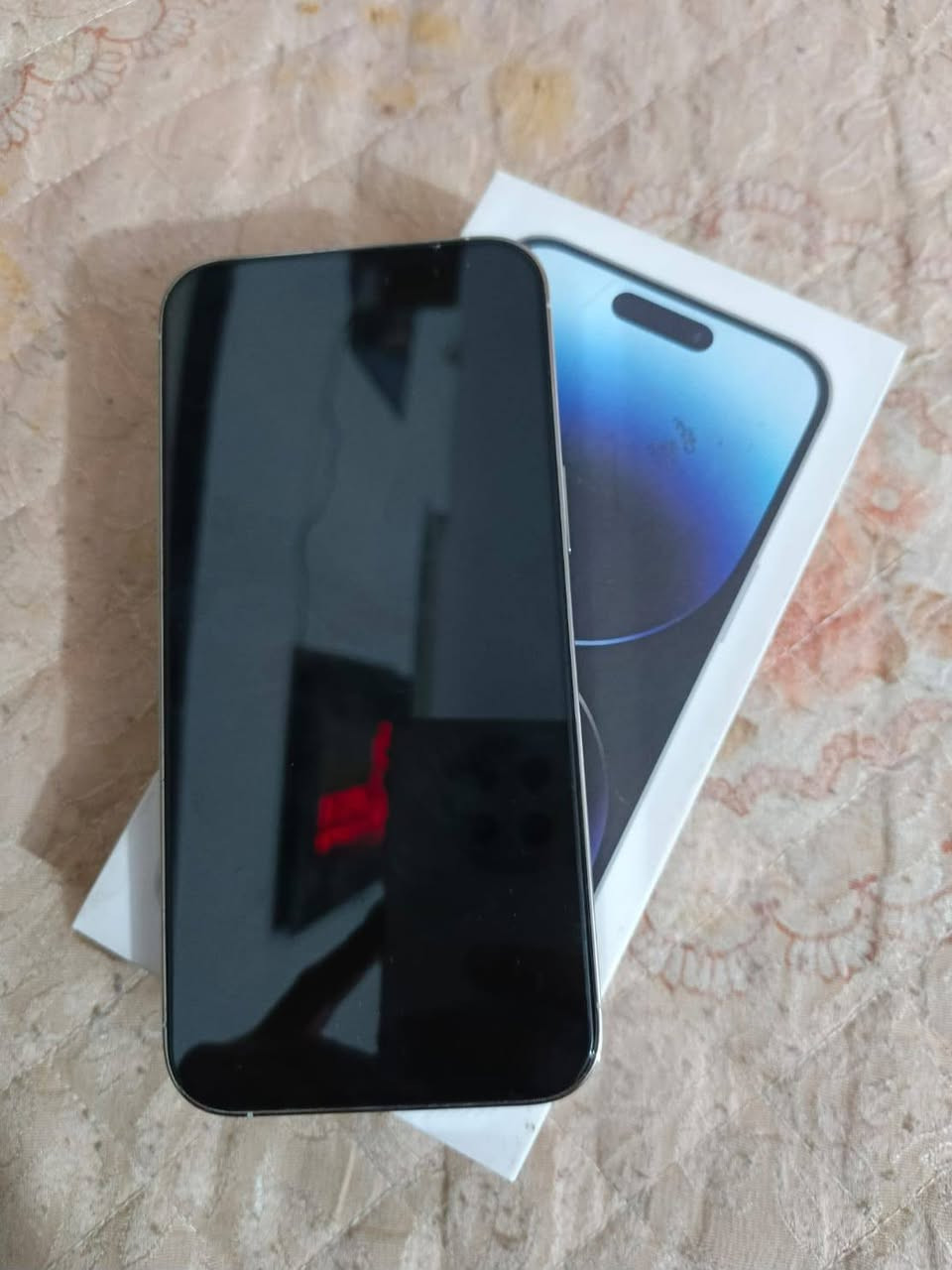 ايفون 14 برو ماكس / iphone 14 pro max

ذاكرة 256

بطارية 89 

شرق اوسط نظيف مابي ولاشخط ومامبدل ولاقطعة بلادي ويا كارتونته والكيبل الاصلي

السعر 875 الف وبي مجال بسيط

العنوان بغداد الزعفرانية


**إذا كنت صاحب هذا الإعلان وتريد حذفه لأي سبب، رجاءا أرسل رسالة إلى الدعم الفني**