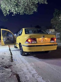 سمند 2012  بيها بنيد مبدل وجاملغ خلفي مصبوغ مكان السياره بغداد  الامين...