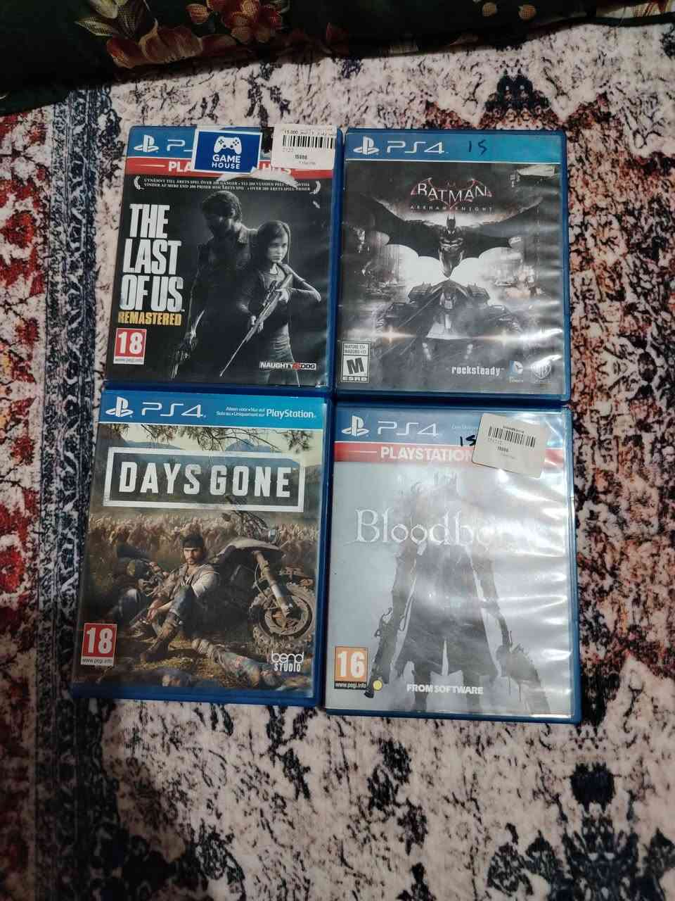 السلام عليكم
اقراص بلي 4 شرط شغالات على الفحص للمرواس بألعاب اخرى الي عنده يتواصل وياي حسب القناعة


**إذا كنت صاحب هذا الإعلان وتريد حذفه لأي سبب، رجاءا أرسل رسالة إلى الدعم الفني**