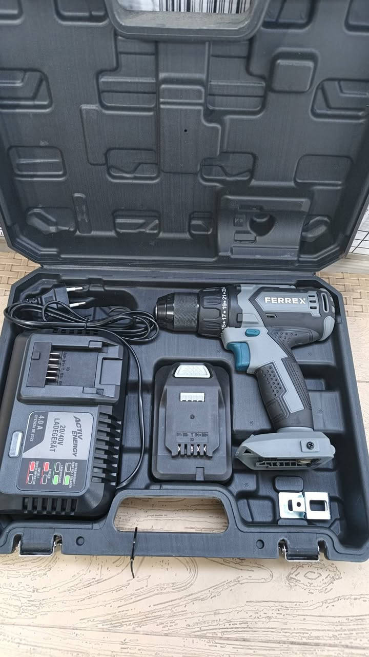 سلام عليكم شباب متوفر دريل فيركس 20 فولت كامل بطارية 2 انبير وشاحنة 20 فولت  

السعر عرض رمضاني🔥🔥55 وتوصيل مجاني موجود توصيل كل محافظات العراق 

الحجز مراسلت الصفحة دز اسمك و عنوانك ويتم الحجز 

والكمية محدودةة


**إذا كنت صاحب هذا الإعلان وتريد حذفه لأي سبب، رجاءا أرسل رسالة إلى الدعم الفني**