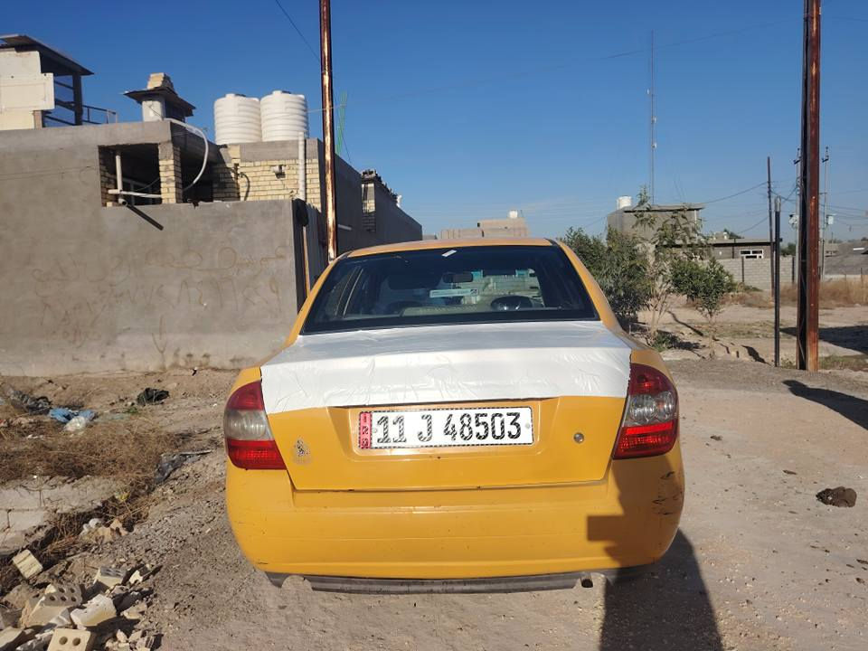 السلام عليكم طيبه موديل 2016 كير مكينه تبريد صدر شواصي كله مكفول تخم تاير سياره مانقصه شي بسمي بيه صبغ فول شباك السعر ٤٣ وبيه مجال قليل مكان سياره بغداد الدوره هور رجب *********** وكلشي اكو بلسوك حته 20 ورقه اكو
