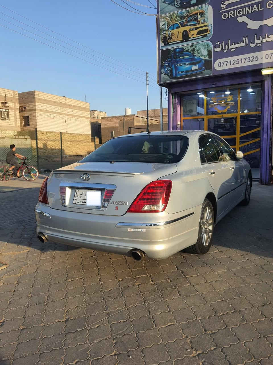 ماجستا ادوات حاويه بدون كص مكفول و من الضربه
مديل 2006 مكينه 4300 
مواصفات سياره 5دكم vlip كلش للأخير 
دواخل أسود وصاج ماروني 
تبريد 3 قطع أمامي وخلفي وبتتنه فوك ركاب خلفيه
ثلاجه خلفيه تحكمات خلفيه
بردات 3 خلفيه بلاد
حامل أكواب خلفي سياره تحكمات كشن راكب ميموري وتدليك 3 وضعيات 
كامرات 2 أمامي وخلفي .
جنطه شفط .
5 بصمات السياره .
تدفئه وتبريد شرط ثلج
حداده باكيت 
تخم تايرجديد 100% وبطاين جديده
ويل أصلي حجم 17
بلوتوث وقرص كله شغال شرط.
ستيرن كهرباء 
رادار أمامي .
كشنات خلفيه كله كهرباء 
8 سماعات و2 دمام
سياره جكات صعود نزول .
لحايه خلفيه وامامي أصلي شادهن
نضام ترحيب كذالك
سياره ترفع بنيد عبالك باكيت
شرط كله محسن ودهن أصلي شلعته طياره .
كبل تشغل وترايك 180.
وبعد بيهه هواي شغلات ماذكرته.
والسياره جديده ومال شاب مرتبه واني خادم واليريد يشوفها السعر 90 ورقه وبيه مجال 
مكاني بصره أبو خصيب.
***********
