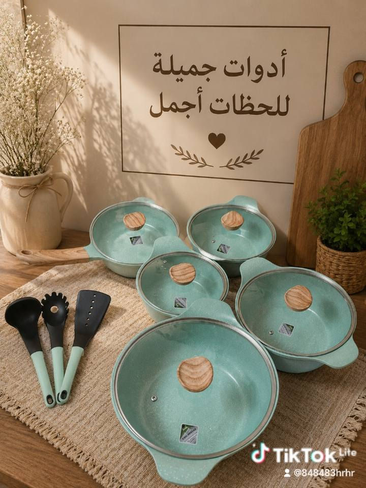 ✨ تشكيلة قدور أنيقة لكل مطبخ
جودة عالية، تصميم راقي، وألوان تخبل 🤍
اختاري اللون اللي يناسب مطبخج وخلي طبخج أجمل ✨
📦 توصيل متوفر
📩 للحجز والاستفسار مراسلتنا خاص


**إذا كنت صاحب هذا الإعلان وتريد حذفه لأي سبب، رجاءا أرسل رسالة إلى الدعم الفني**