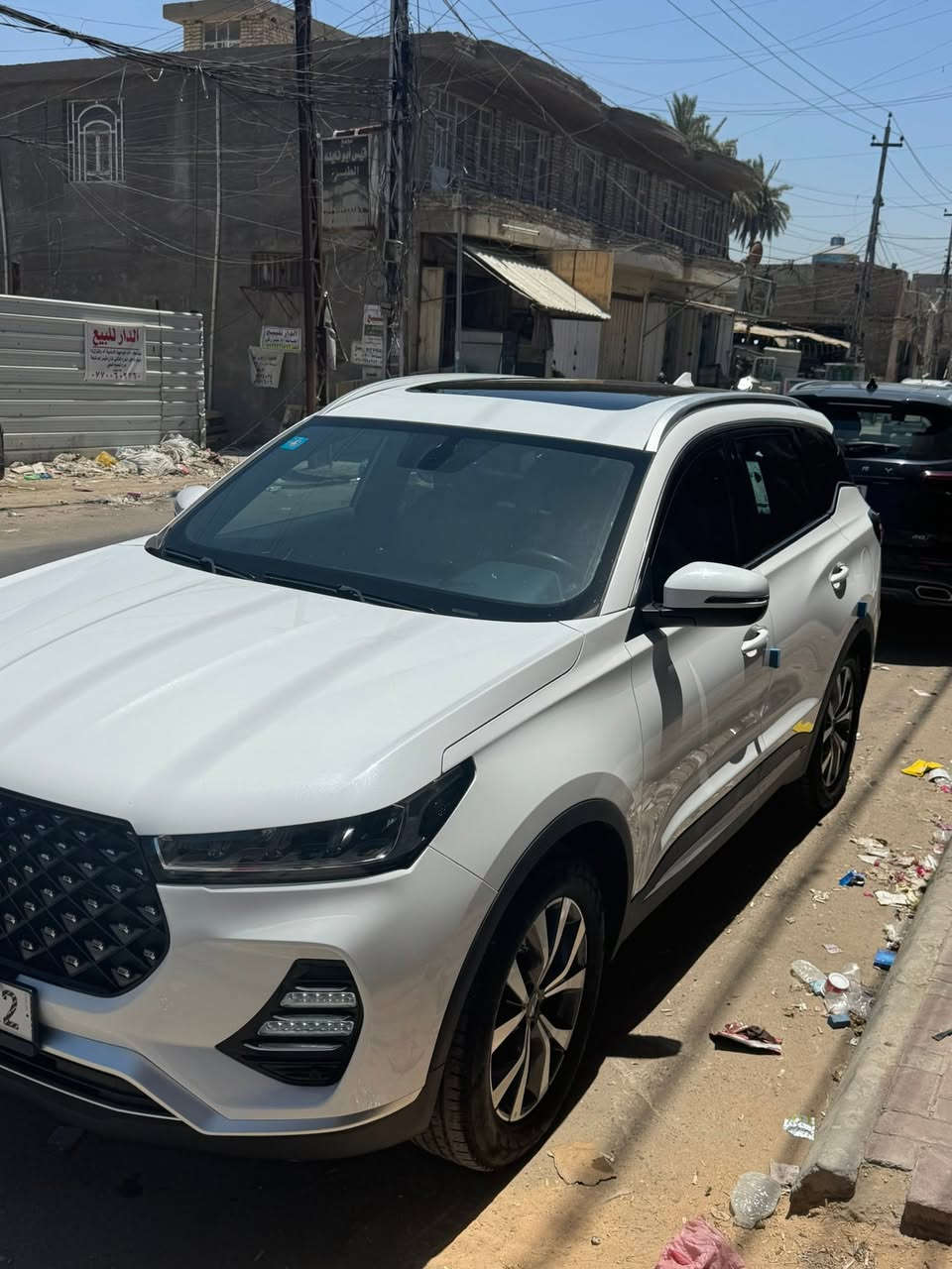 شيري تيكو ٧ برو 
موديل 24
ضمان شركة السراب 5سنوات 

ماشيه26,000km  
رقم بغداد دولي بأسمي 
شرط التحويل 

فول مواصفات لاكجري
بنوراما 
رادار 
أشاير بلمري 
كروز سرعه
حساسات هواء تاير
4كامرات 360
تحكمات ستيرن 
تبريد قطعتين 
شحن لاسلكي 
شاشة عربي تدعم كار بلي 
هاند بريك بصمه 
اوتو هولد 
وضعيتين قيادة ايكو و سبورت 
وضعيه قيادة مال منحدرات 
تبريد مناخين لمس
كشنات جلد تدفئة كهرباء
4 جام كهرباء 
اشاير بالمري 
ترحيب عن الاقتراب
تشغيل عن بعد
صندوك كهرباء
السعر 25مليون و500
بيها مجال بسيط
عنواني بغداد الكريعات 
***********
