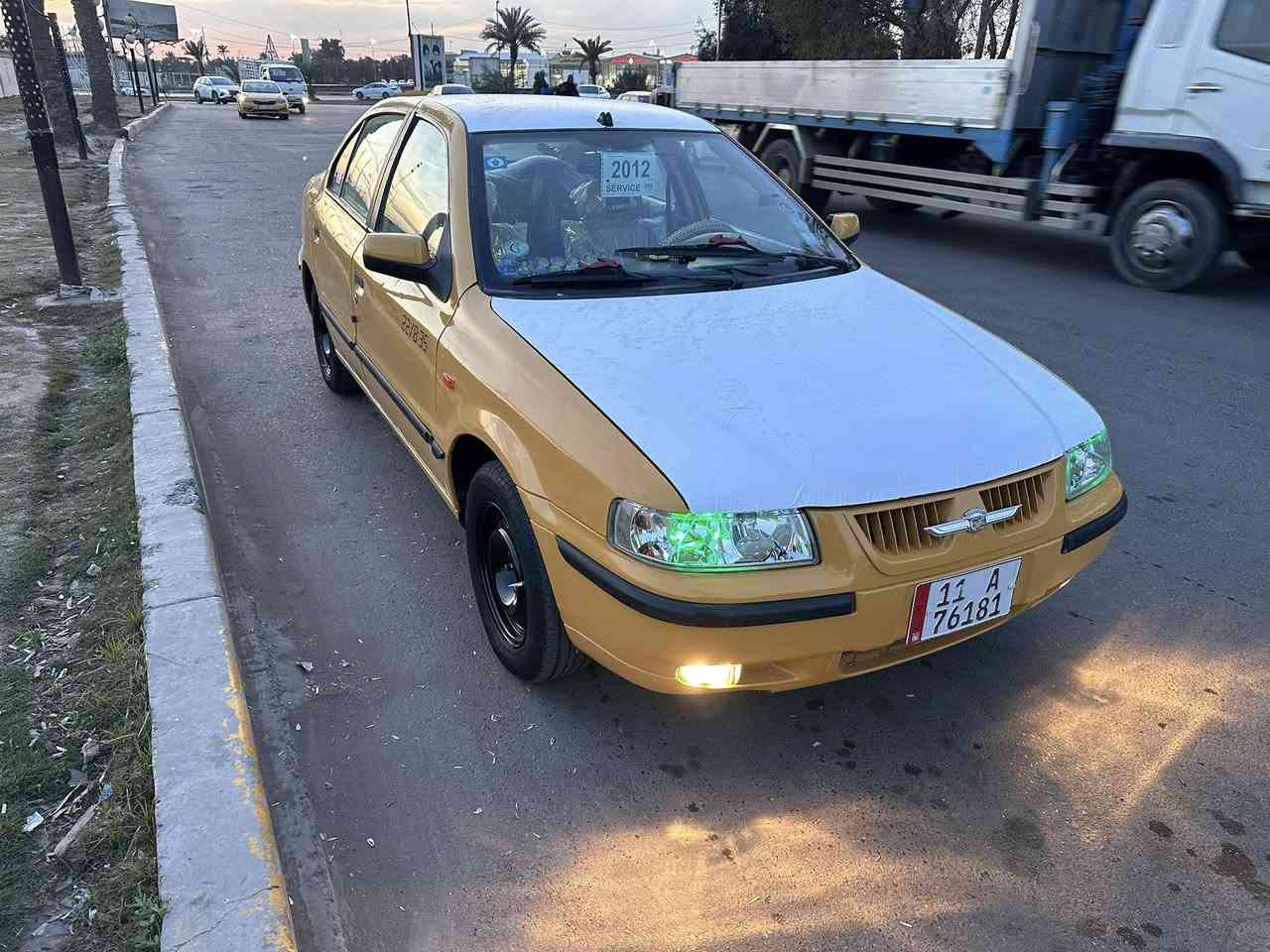 سلام عليكم سمندمديل 12 سياره جازه من كلشي مكينه جديده صدر جديدتبريد شغال مصفره هيه وغرامه مكاني بغداد صعره 43 وبيه مجال بصيط *********** بيه دوسه معمره وشويه صبغ باب لخلفي فقت
