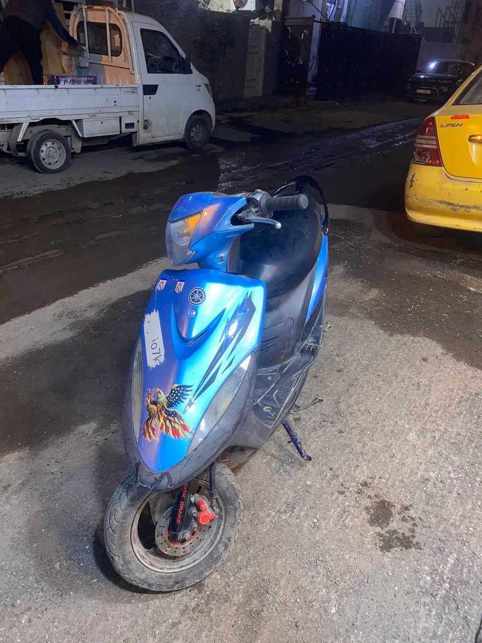 سلام عليكم شباب دراجه ماكس عدله للبيع السعر 550 وبيهه مجال الدراجه كامله مكمله بس نقص هندر وباتري جديد وسلف نكرده الدراجه سلسه حلوه بل سياقه تحياتي للاستفسار***********
