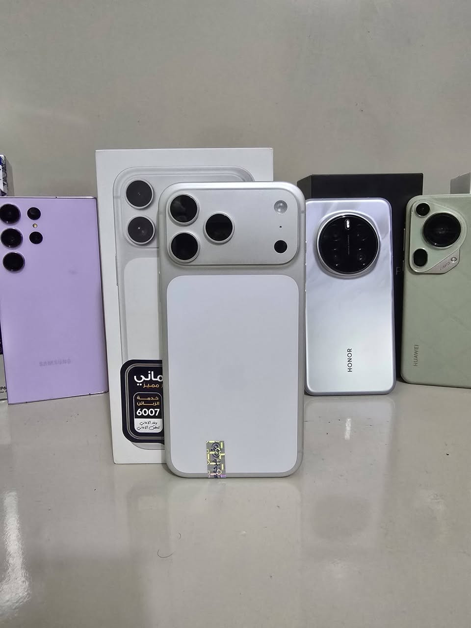 متاح مجوعة اجهزه نضافه 100بل 100 وضمان مكفوله من كلشي شرط الفحص مكاني كربلاء للتواصل على الرقم  ***************************

هونر ماجك ٧ برو ذاكره ٥١٢ الجهاز اخو الجديد شخط مابي مكفول غراض كامله  سعره ٨٥٠ قفل بدون 

ايفون ١٧ برو ماكس نسخت الخطين دبل شريحه ياخذ بطاريه ١٠٠ ذاكره ٢٥٦ مكفول من الشخط سعره ٢٠٥٠ 

شا مي ١٤ ذاكره ٥١٢ روم عالمي اخو الجديد مكفول من كلشي وياه كارتون سعره ٥٧٥ 

هواوي بيورا ٧٠ الترا ذاكره ٥١٢ الجهاز روم عالمي مكفول من كلشي سعره ٧٧٥ قفل 

كلكسي اس 23الترا ذاكره 512 الجهاز نضيف كلش ومكفول سعره ٧٠٠

تكنو كامون ٤٠ برمير الجهاز غراض كامله ومكفول من كلشي سعره ٣٨٠ 

ايفون اكس اس ماكس شرق اوسط مكفول من كلشي وتر الجهاز ذاكره 256 بطاريه 80 بلتدي قطعه نادره سعره 275

 جميع الاجهزه مكفوله من كلشي وشرط الفحص والسعر بدون عمله لكول الاجهزه

