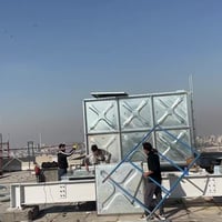 كادر ابو سيف لتنصيب الخزانات بريس ستيل  و GRP  وبسعار تنافسيه وخلي رأس...