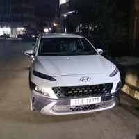 هونداي كونا موديل 22   ماشية 40 الف  حادثها مرفق بالصور بيه  سونار مرف...