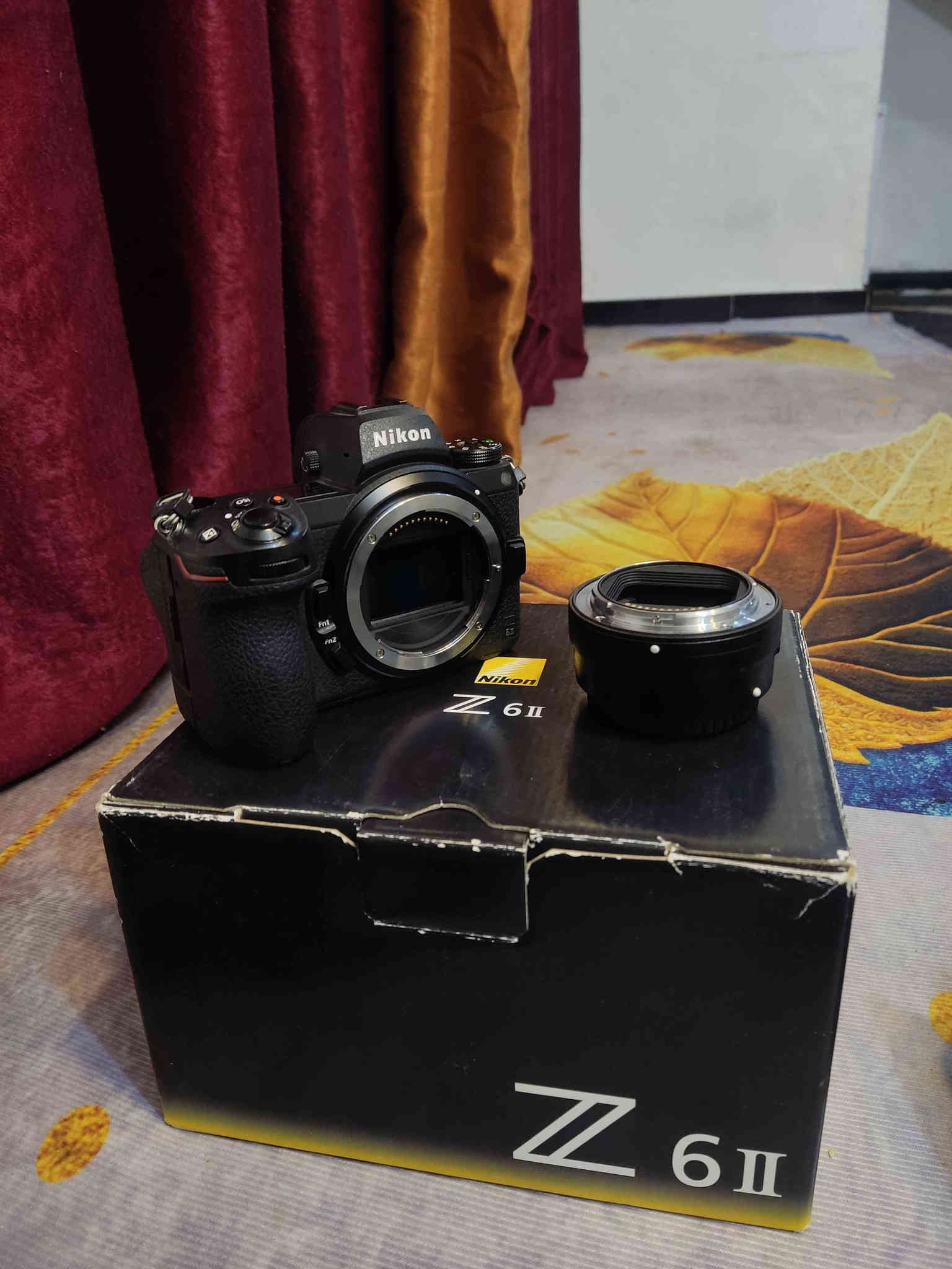 كامرة نيكون Z6 ll كلش نضيفة وحلوة وبعدة بل جيس بل كارتون مع ادبتر FTZ الاصلي مع عدسة 85mm نضيفة كامل ملحقاتهن مكاني نجف رقمي *********** Singapore
