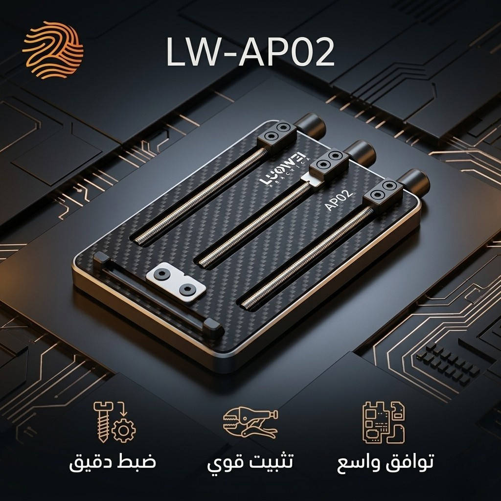 ماسكات بورد احترافية وصلت 🔥🛠️
مجموعة متنوعة لتثبيت المذربورد والشيبات بثبات ودقة عالية 😮‍💨⚡

✔️ خامات Carbon Fiber
✔️ تثبيت قوي أثناء العمل
✔️ مناسبة لصيانة الآيفون والأجهزة الحديثة
✔️ موديلات متعددة حسب احتياجك

إذا تشتغل صيانة… هاي الأدوات لازم تكون على طاولتك 👌🔥

📍اللمسة الرقمية - الوكيل الحصري
بغداد / شارع الربيعي / عمارة الشراع مقابل مول دريم ستي

📞 ***********
