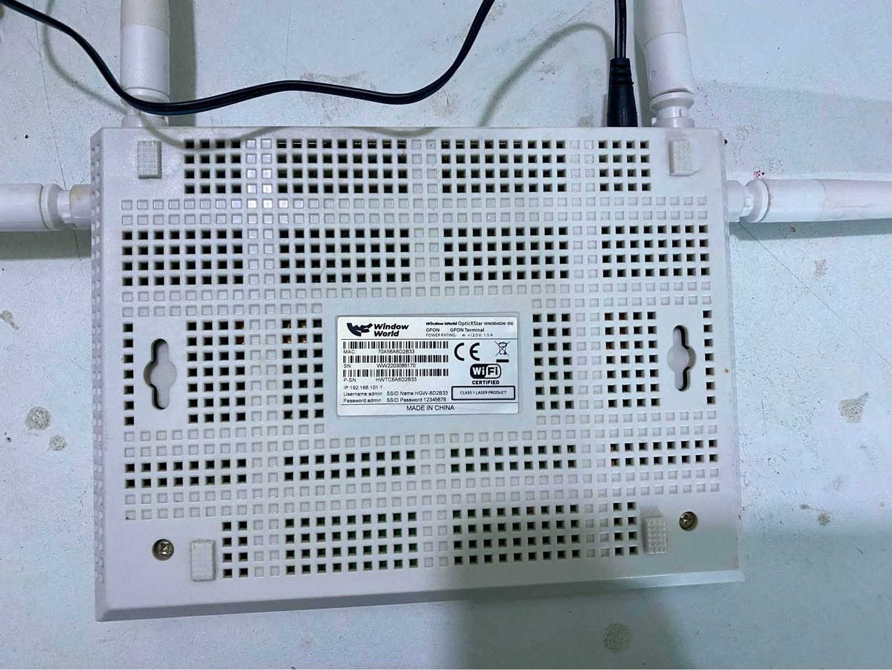 للبيع راوتر انترنت عدد٢ شغالات ٤ اريلات بحالة جيدة السعر ٥٥ الف البيع سوا
للتواصل *********** واتساب بغداد 
يوجد توصيل بغداد, العراق
