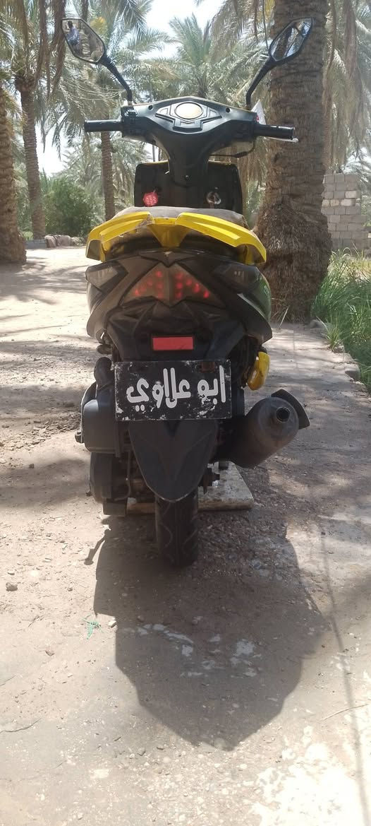 متاح دراجة للبيع السعر 350 وبيها مجال للشراي المكان كربلاء الحولي قرب السفارة التركية متواجد خاص رقم ***********
