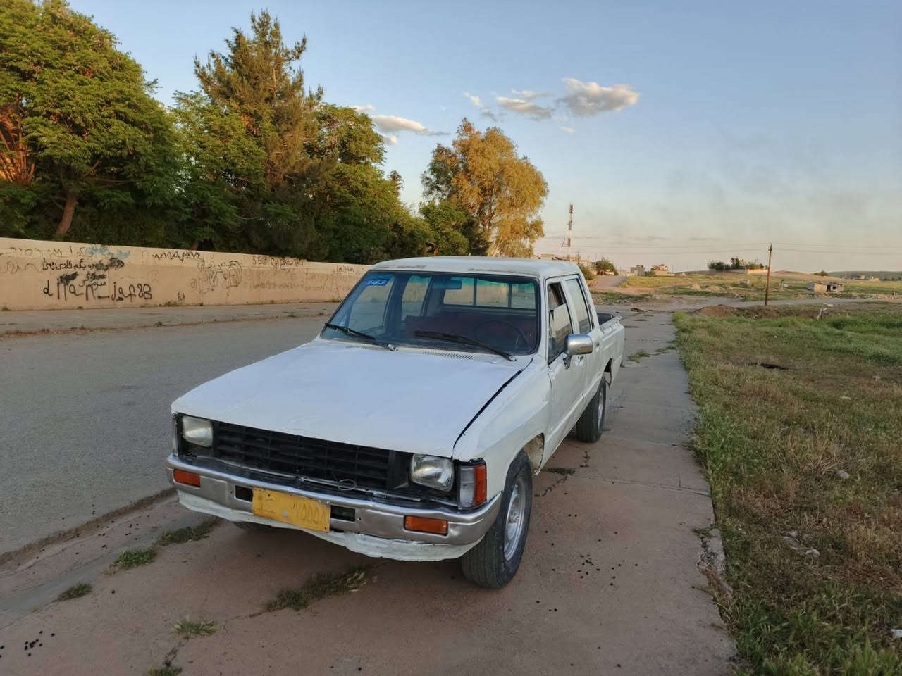 پيكاب تويت مؤديل 85ئارم سليماني ئارم سه وز كه 
 گير مه كينه به شرت سواي شه گير مالي دؤست 
نرخ 14ماعامه له ناو نيشان جمجمال,***********ئاسيا***********
